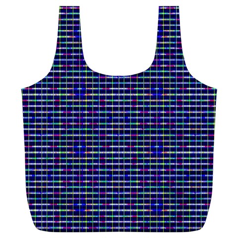 Holoplaid Full Print Recycle Bag (XL) from ArtsNow.com Front