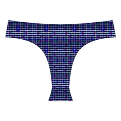Holoplaid Cross Back Hipster Bikini Set from ArtsNow.com Front Under