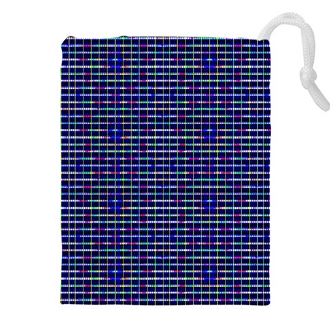 Holoplaid Drawstring Pouch (4XL) from ArtsNow.com Front