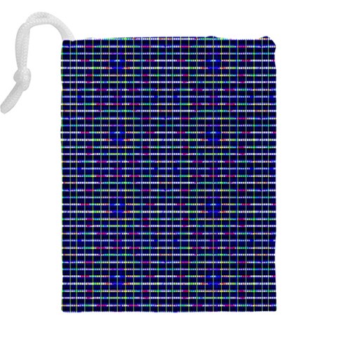 Holoplaid Drawstring Pouch (5XL) from ArtsNow.com Back