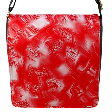 Redderite Flap Closure Messenger Bag (S) from ArtsNow.com Front