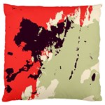 Abstract Colorful Pattern Large Flano Cushion Case (Two Sides)