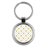 Uruguay Symbol Motif Pattern Key Chain (Round)