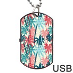 tropical love Dog Tag USB Flash (Two Sides)