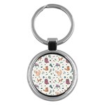 Funny Cats Key Chain (Round)