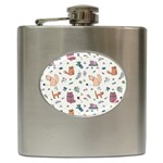 Funny Cats Hip Flask (6 oz)