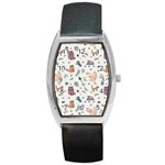 Funny Cats Barrel Style Metal Watch