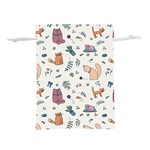 Funny Cats Lightweight Drawstring Pouch (M)