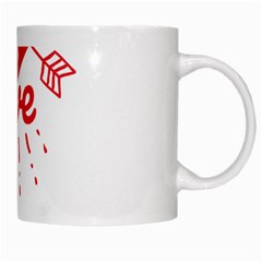 all you need is love White Mugs from ArtsNow.com Right