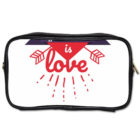 all you need is love Toiletries Bag (One Side) from ArtsNow.com Front