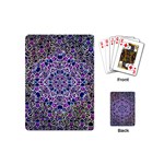 Digital Painting Drawing Of Flower Power Playing Cards Single Design (Mini)