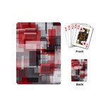 Abstract tiles, mixed color paint splashes, altered Playing Cards Single Design (Mini)