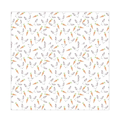 Cute Bunnies and carrots pattern, light colored theme Duvet Cover Double Side (Full/ Double Size) from ArtsNow.com Front