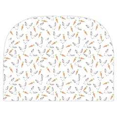 Cute Bunnies and carrots pattern, light colored theme Make Up Case (Medium) from ArtsNow.com Back