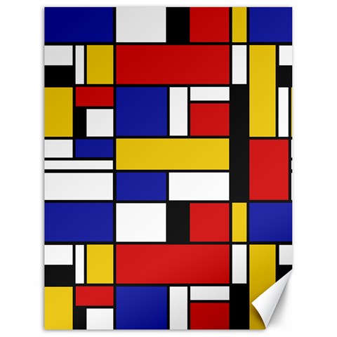 Stripes And Colors Textile Pattern Retro Canvas 18  x 24  from ArtsNow.com 17.8 x23.08  Canvas - 1