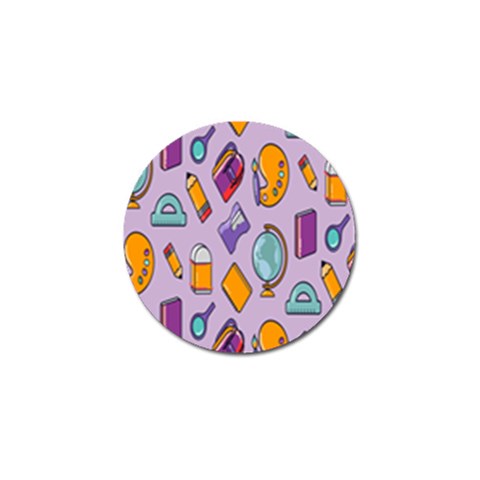 Back To School And Schools Out Kids Pattern Golf Ball Marker (10 pack) from ArtsNow.com Front