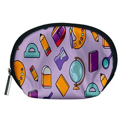 Back To School And Schools Out Kids Pattern Accessory Pouch (Medium) from ArtsNow.com Front