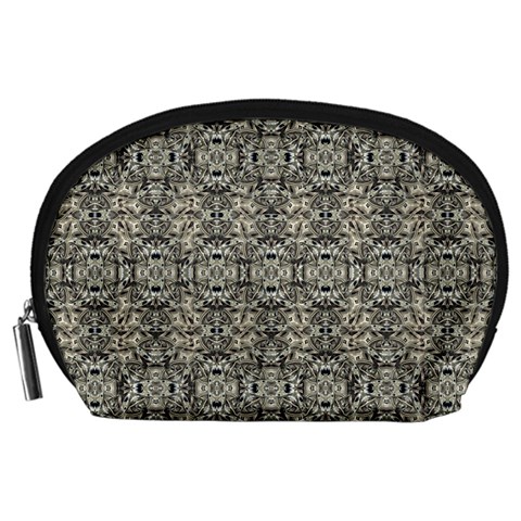 Steampunk Camouflage Design Print Accessory Pouch (Large) from ArtsNow.com Front