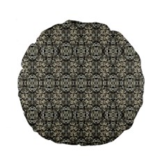 Steampunk Camouflage Design Print Standard 15  Premium Flano Round Cushions from ArtsNow.com Front