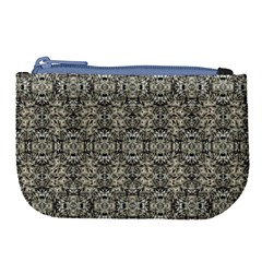 Steampunk Camouflage Design Print Large Coin Purse from ArtsNow.com Front