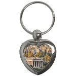 Athens Aerial View Landscape Photo Key Chain (Heart)