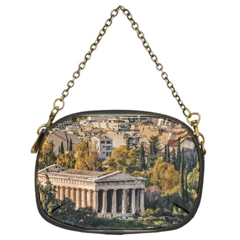 Athens Aerial View Landscape Photo Chain Purse (Two Sides) from ArtsNow.com Front