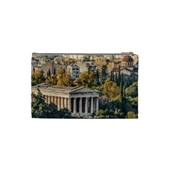 Athens Aerial View Landscape Photo Cosmetic Bag (Small) from ArtsNow.com Back