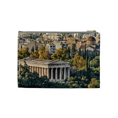 Athens Aerial View Landscape Photo Cosmetic Bag (Medium) from ArtsNow.com Back