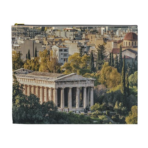 Athens Aerial View Landscape Photo Cosmetic Bag (XL) from ArtsNow.com Front