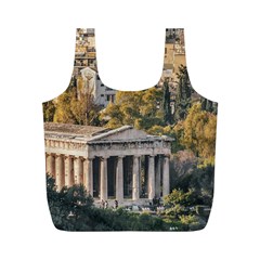 Athens Aerial View Landscape Photo Full Print Recycle Bag (M) from ArtsNow.com Back