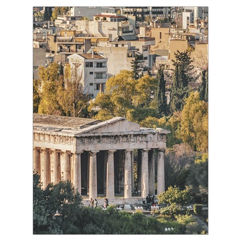 Athens Aerial View Landscape Photo Drawstring Bag (Large) from ArtsNow.com Front