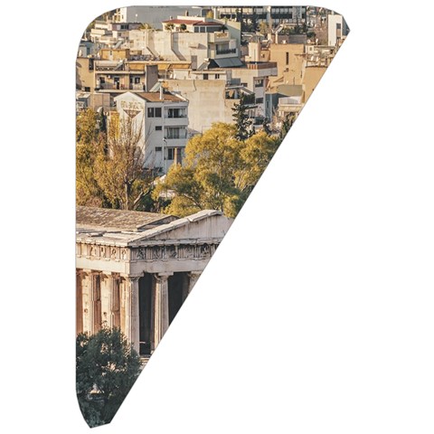 Athens Aerial View Landscape Photo Belt Pouch Bag (Large) from ArtsNow.com Front Right