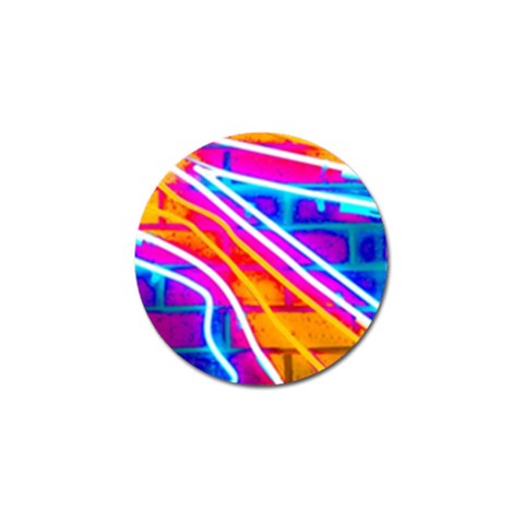 Pop Art Neon Wall Golf Ball Marker (4 pack) from ArtsNow.com Front