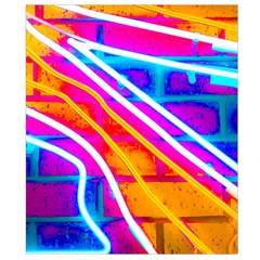 Pop Art Neon Wall Waist Pouch (Small) from ArtsNow.com Back Strap