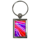 Pop Art Neon Lights Key Chain (Rectangle)