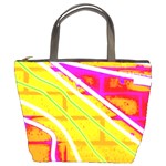 Pop Art Neon Wall Bucket Bag