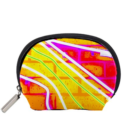 Pop Art Neon Wall Accessory Pouch (Small) from ArtsNow.com Front