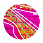 Pop Art Neon Wall Ornament (Round)