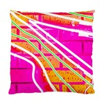 Pop Art Neon Wall Standard Cushion Case (Two Sides)