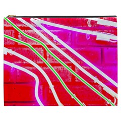 Pop Art Neon Wall Cosmetic Bag (XXXL) from ArtsNow.com Front