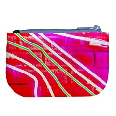 Pop Art Neon Wall Large Coin Purse from ArtsNow.com Back