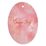 Dream High Oval Ornament (Two Sides)