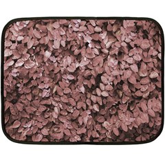 Red Leaves Photo Pattern Double Sided Fleece Blanket (Mini)  from ArtsNow.com 35 x27  Blanket Front