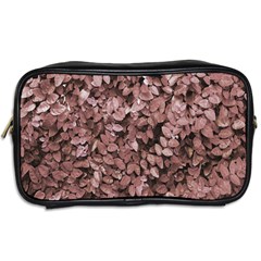 Red Leaves Photo Pattern Toiletries Bag (Two Sides) from ArtsNow.com Back