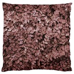 Red Leaves Photo Pattern Large Flano Cushion Case (One Side)