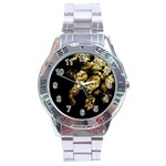 Bud Gilt  Stainless Steel Analogue Watch