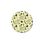 Folk flowers art pattern Floral abstract surface design  Seamless pattern Golf Ball Marker (4 pack)