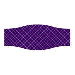 Purple, black and yellow color plaid, retro tartan pattern Stretchable Headband