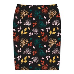 Rose Floral Midi Wrap Pencil Skirt from ArtsNow.com Back