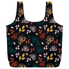 Rose Floral Full Print Recycle Bag (XXL) from ArtsNow.com Back